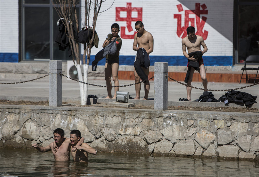 Tough training at Beijing bodyguard camp