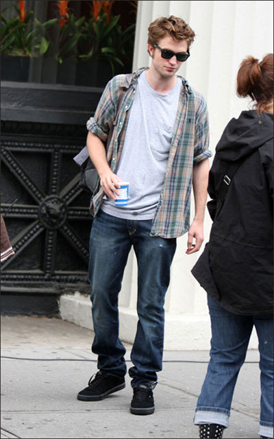 Robert Pattinson on Location for 