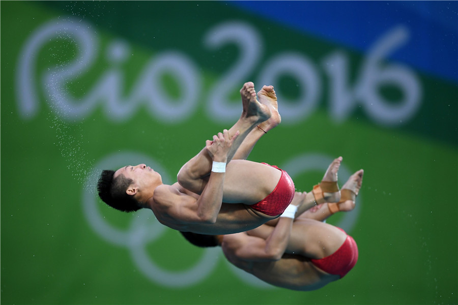 Lin Yue and Chen Aisen win Olympic gold medal