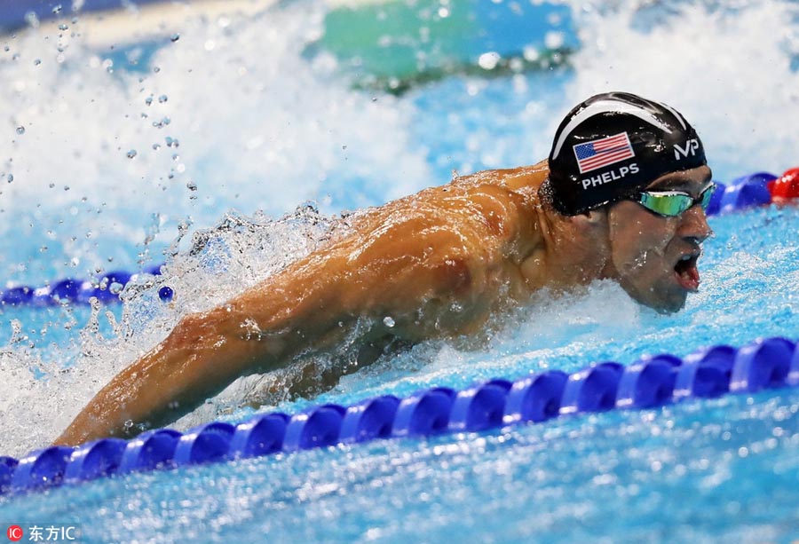 Asian power edges Phelps, China's Li edged to settle for 5th