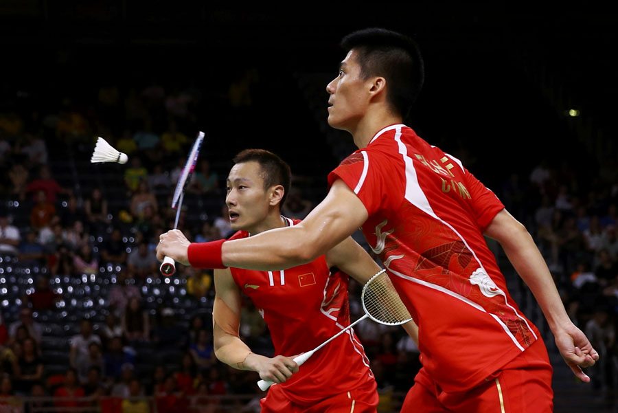 China defeats Malaysia for men's doubles gold in badminton