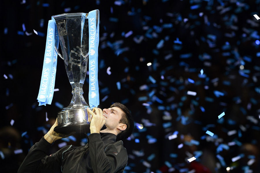 Djokovic crushes Nadal to retain tour finals title