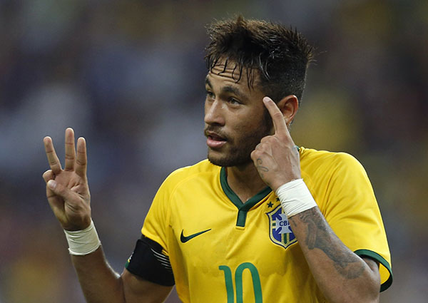 Neymar scores all 4 as Brazil beats Japan 4-0