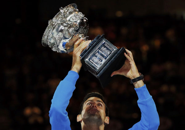 Djokovic grinds Murray down to win Australian Open