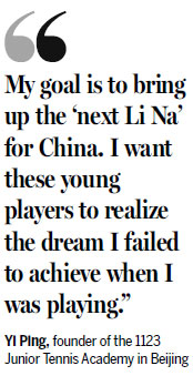 Tennis school aims to produce Li Na's successor