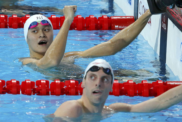 China's cover boy Sun Yang storms back to peak