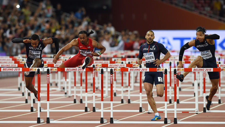 Shubenkov of Russia wins 110m hurdles at worlds