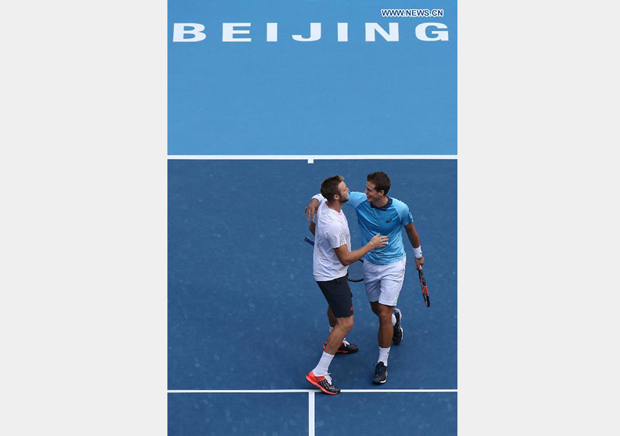 Pospisil, Sock claim title of men's doubles final at China Open