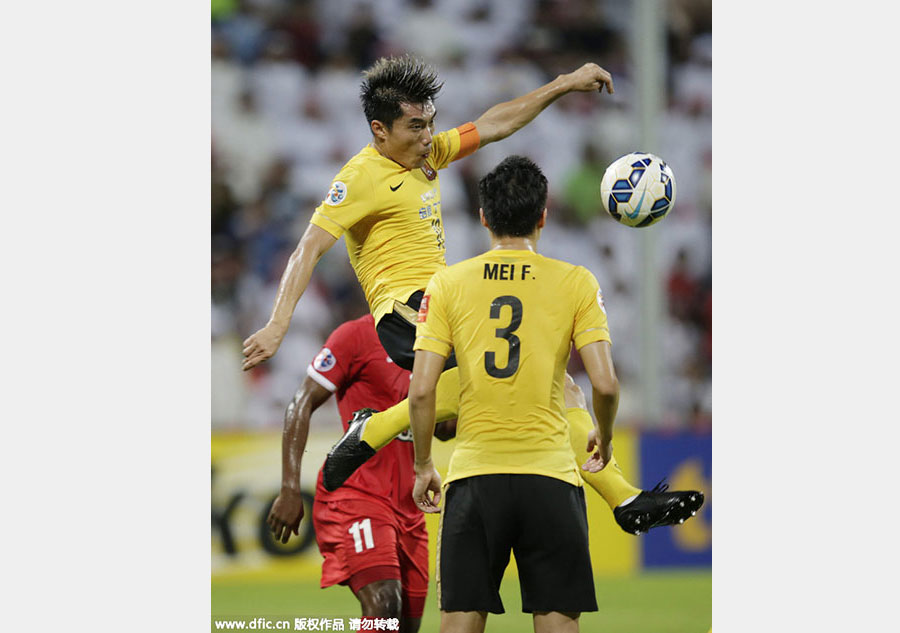 Scoreless first leg with Al Ahli put Guangzhou Evergrande in advantage