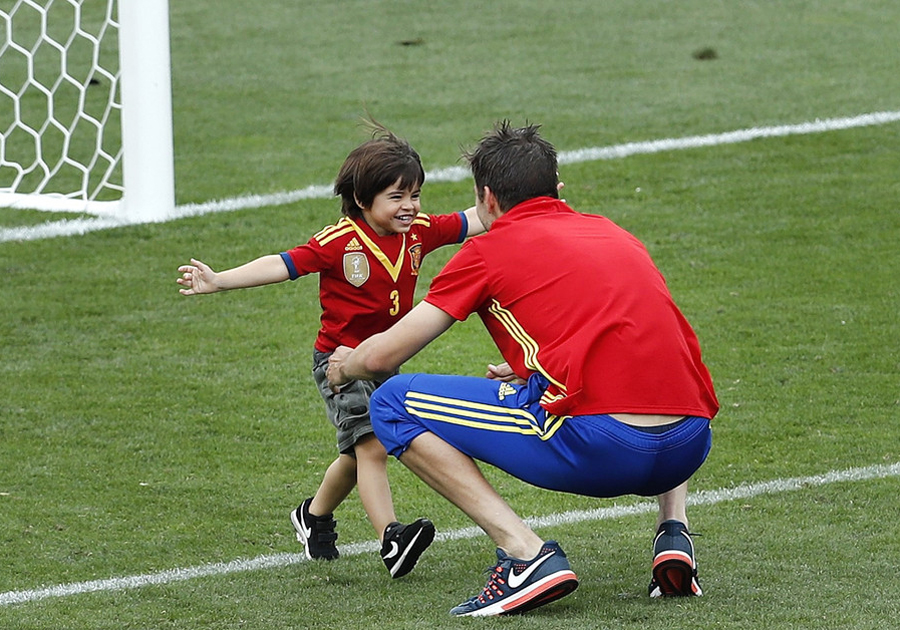 Like father like son: Kids of soccer stars at Euro 2016