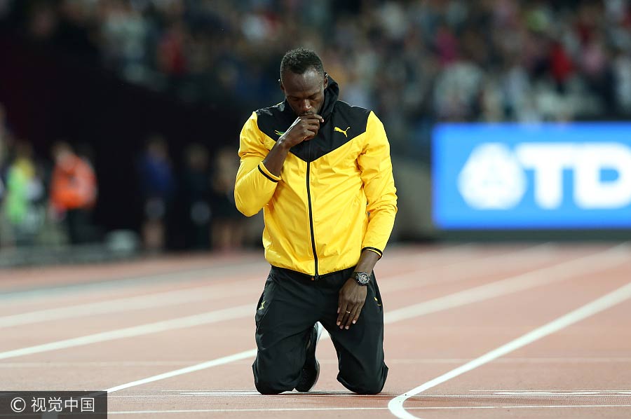 Breakdown and heartbreak as Bolt bows out