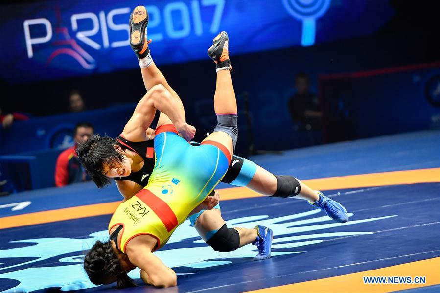 Women's 69kg wrestling match of FILA World Wrestling Championships