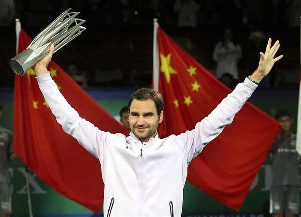 Federer takes fifth consecutive win over Nadal in Shanghai