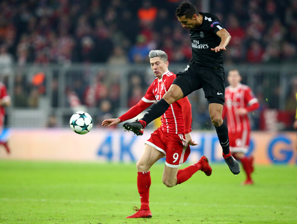 Bayern beat Paris Saint-Germain 3-1 in UEFA Champions League