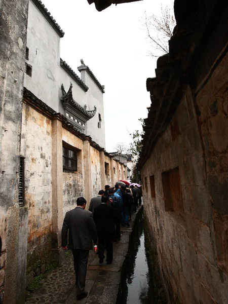 Spring scenery of Hongcun, China's Anhui