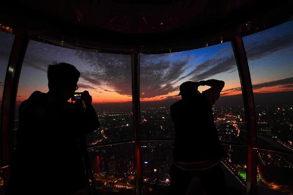 Fascinating sunset scenery in Guangdong