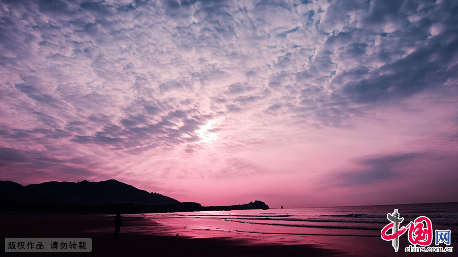 Old Stone Man Beach in China's Qingdao