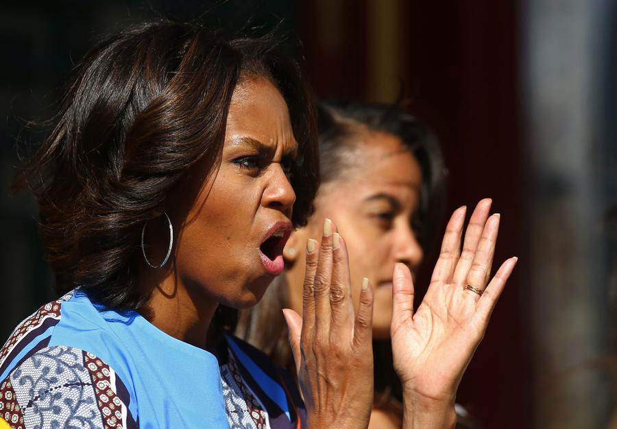 Michelle Obama visits Summer Palace