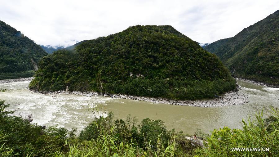 Medog county in Tibet