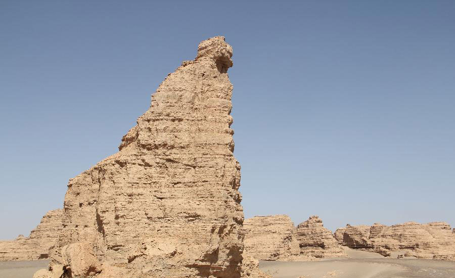 Scenery of Dunhuang Yardang National Geopark