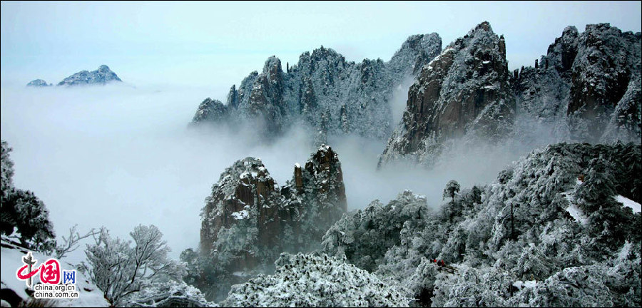 Mount Huangshan, a fairyland in winter