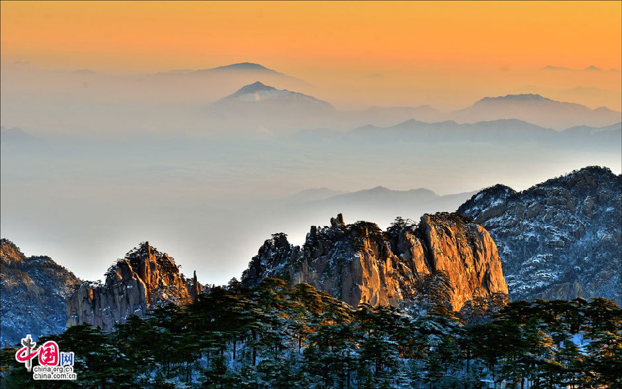 Mount Huangshan, a fairyland in winter