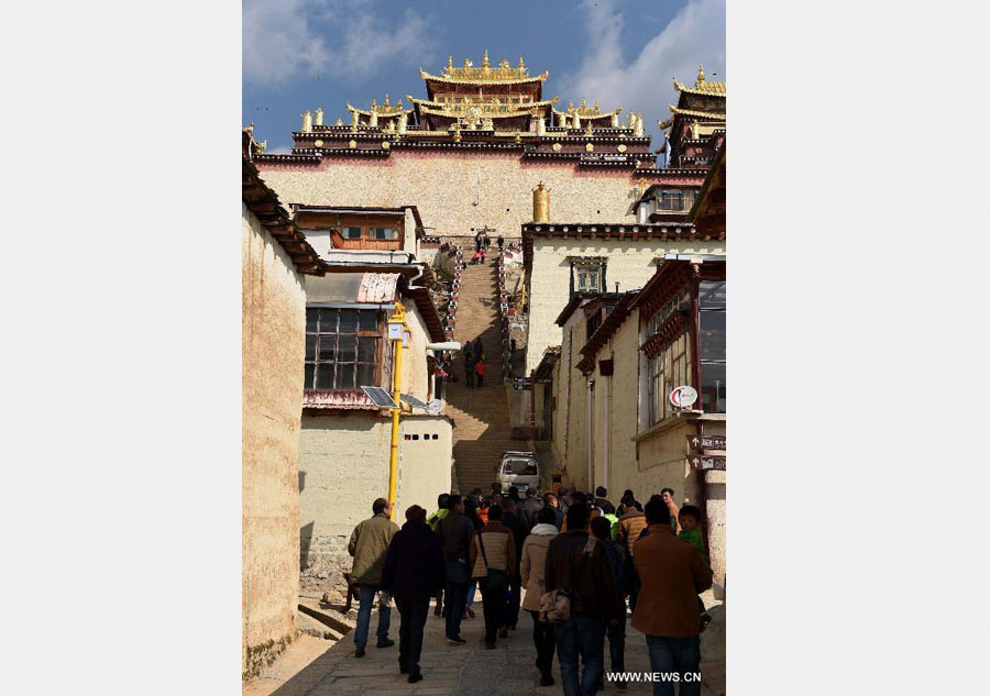 Ganden Sumtseling Monastery in Shangri-la