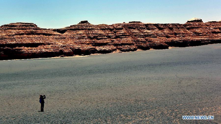 Yardang landforms at Dunhuang Yardang National Geopark