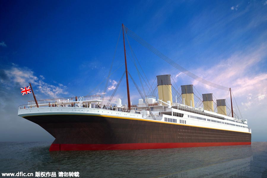 Sichuan to build a full-scale replica of the Titanic