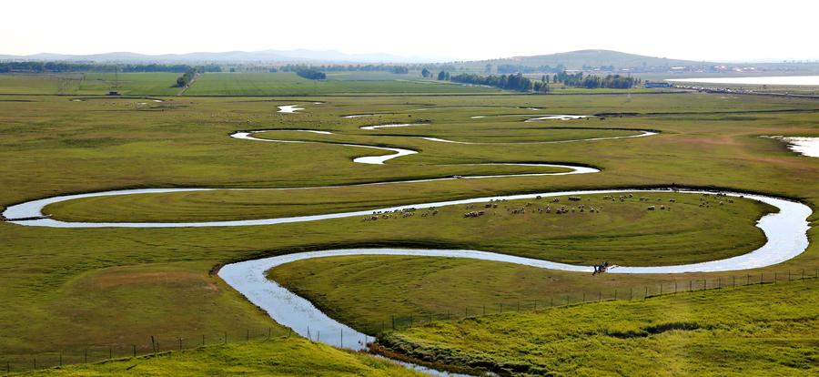 Scenery of fields in Hebei's Zhangjiakou