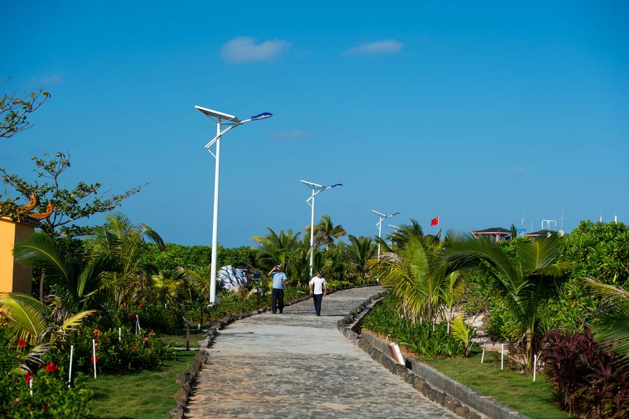 Scenery of Zhaoshu Island in China's Sansha