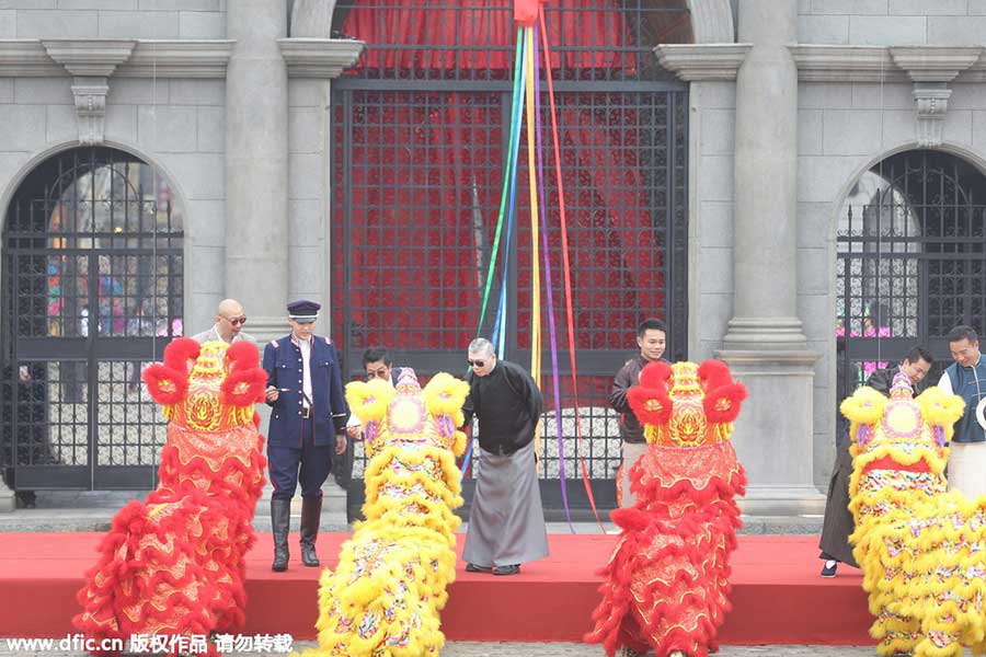 Nanyang Street of Feng Xiaogang's Film Commune opens