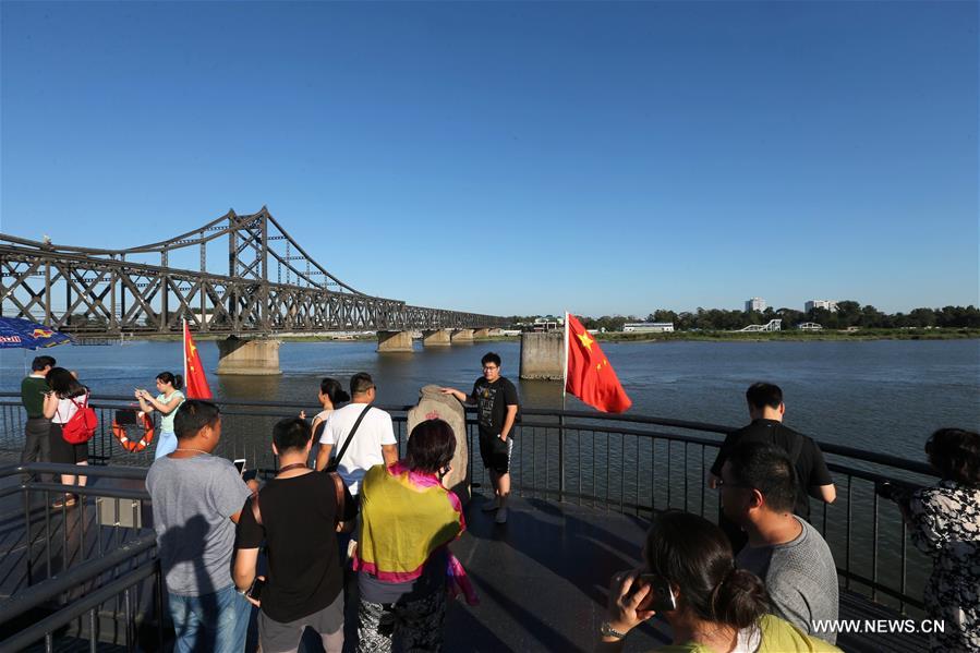 Scenery of Yalu River in Dandong