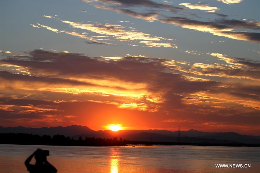 Scenery of Yalu River in Dandong