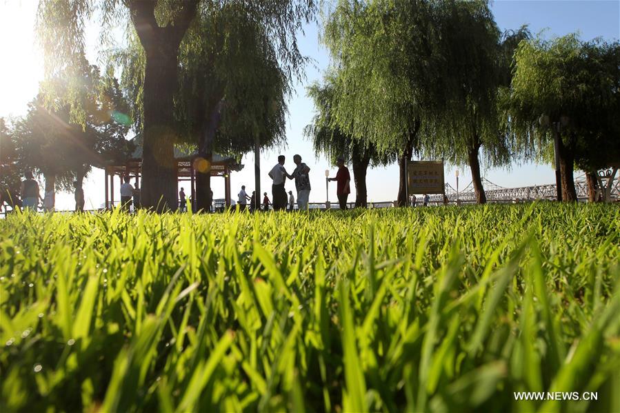 Scenery of Yalu River in Dandong