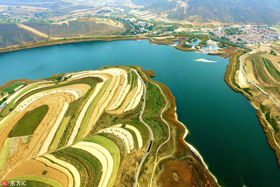 Zhenhu Lake: A serene landscape formed from a quake