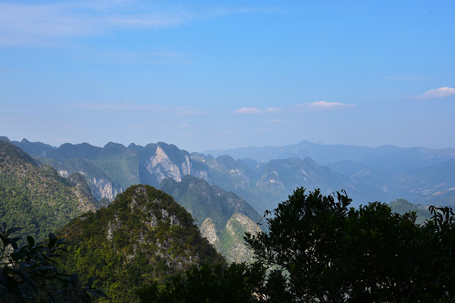 Scenery of Longtan Grand Canyon, South China’s Guangxi