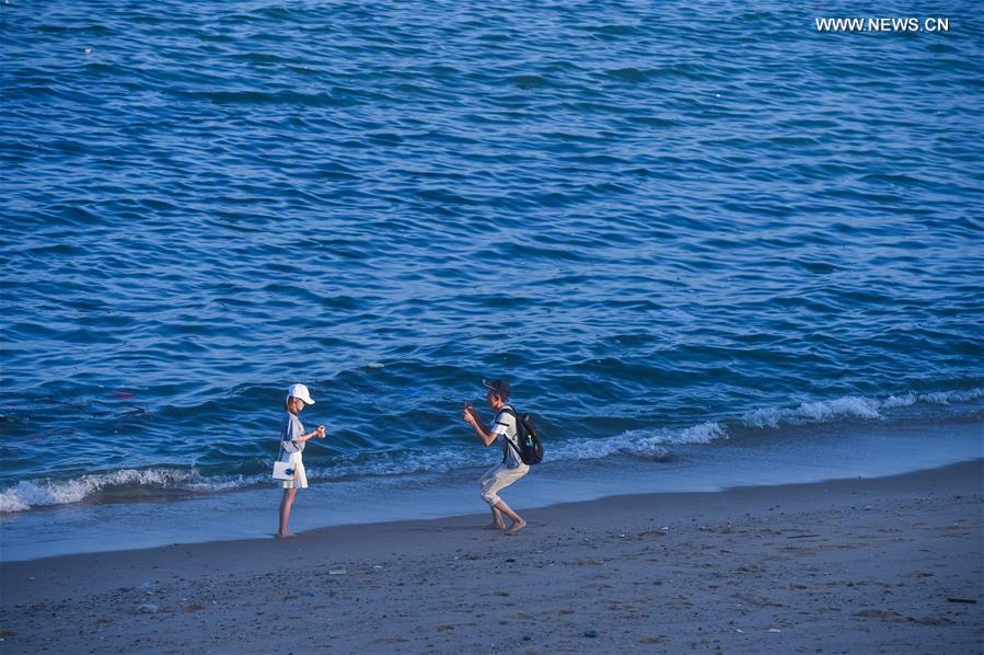 Enchanting scenery of coastline in SE China's Fujian