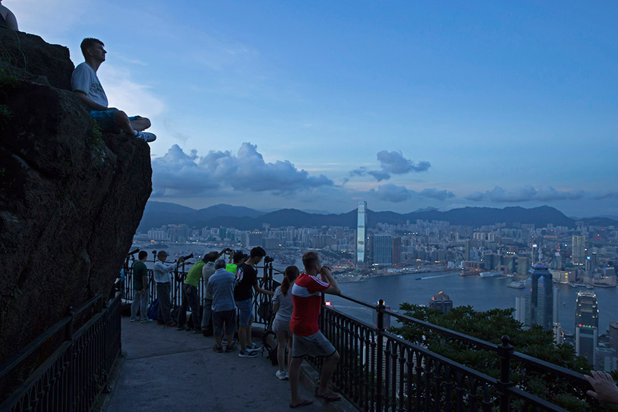 A peek at the peak in Hong Kong