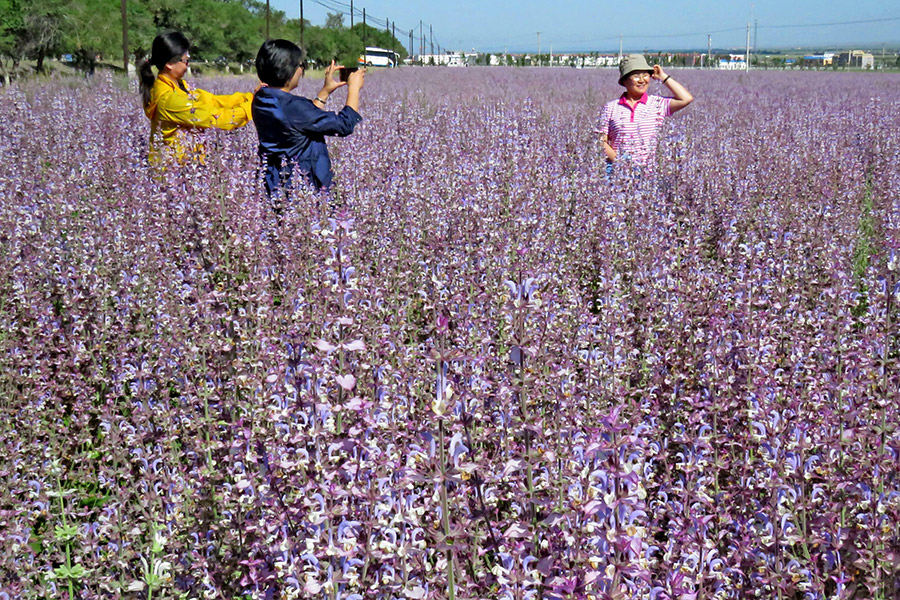 Mingshashan, a popular summer getaway