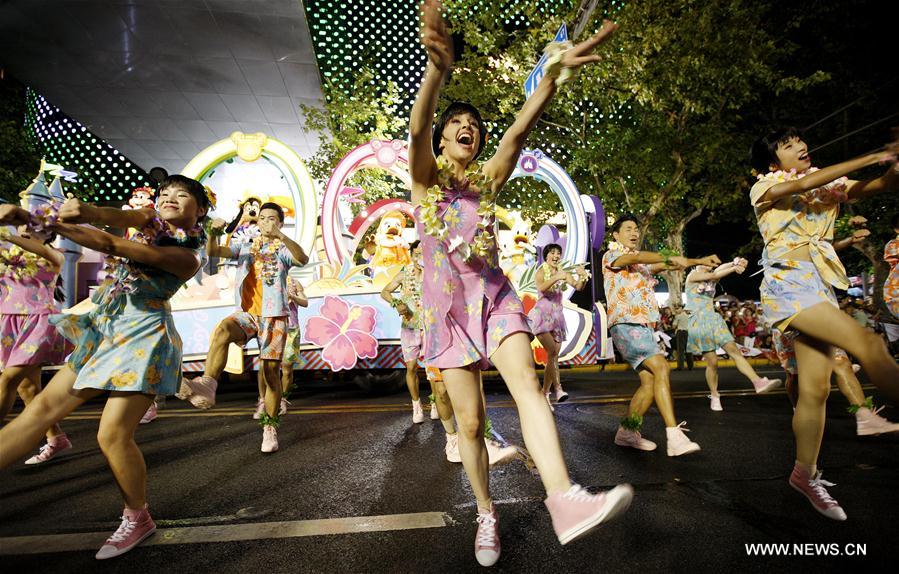 Parade held during Shanghai Tourism Festival in Shanghai