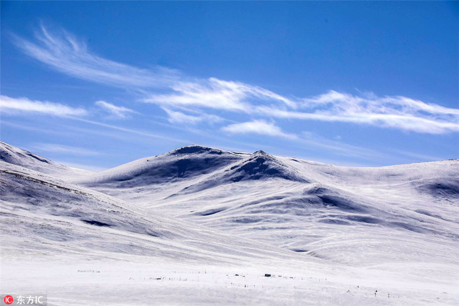 Exploring Sanjiangyuan National Park in wintertime