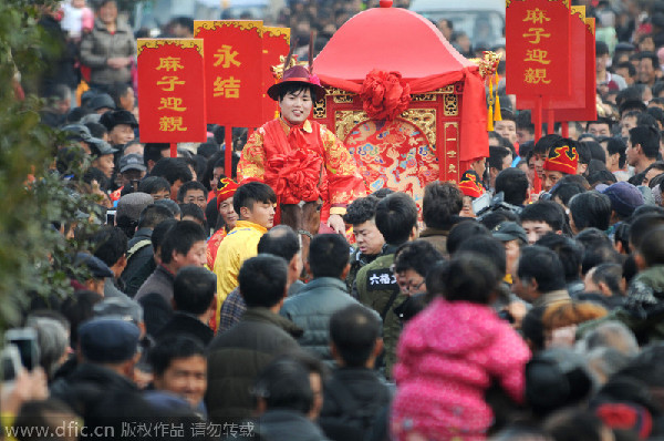 Traditional wedding a huge draw