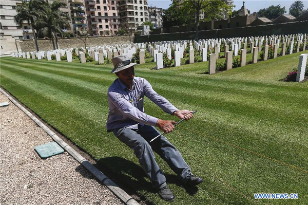 World War II memorial cemetery in Cairo