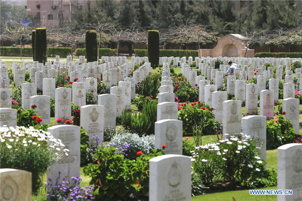 World War II memorial cemetery in Cairo