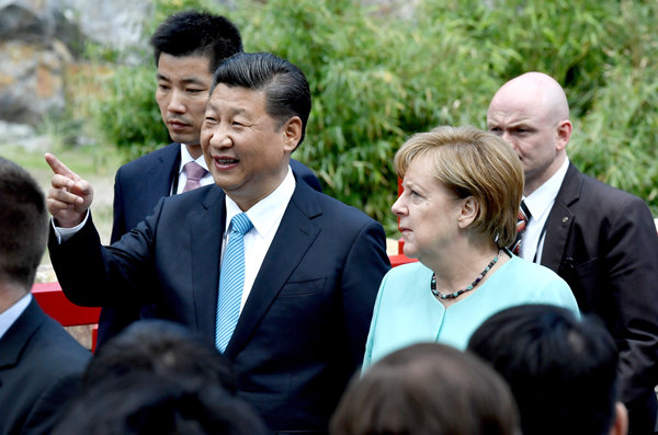 Xi, Merkel meetings productive