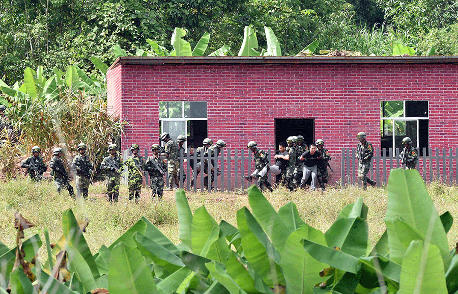 China-Laos anti-terror drill held in SW China