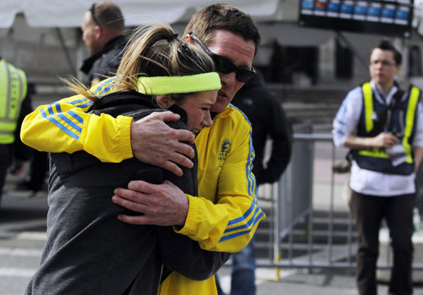 Three dead in US marathon bomb