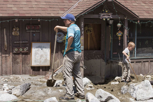 Rain-triggered mudslides ravage California