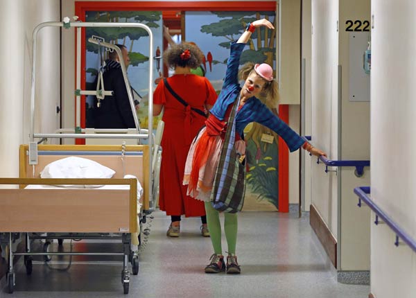 Clown therapy for sick children